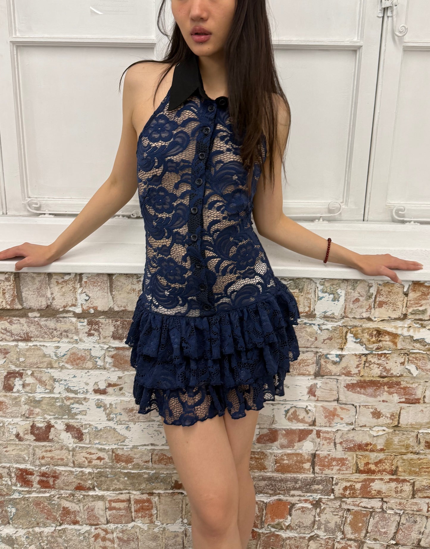 Anya Dress - navy