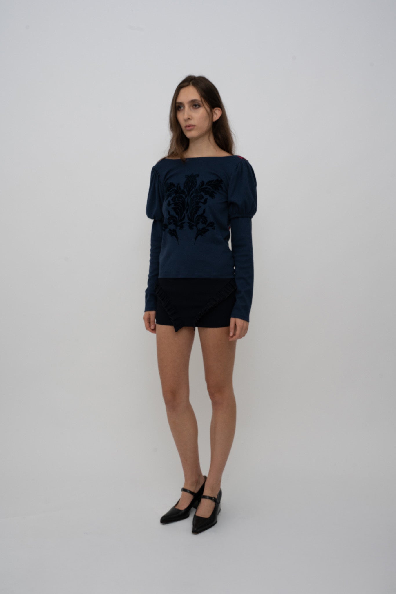 Sashy Top - navy