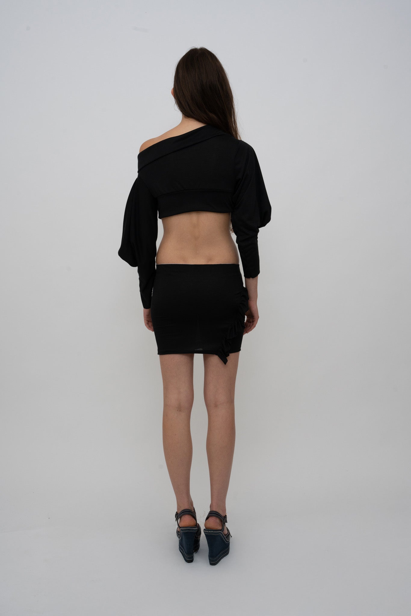 Harlow Crop top - black