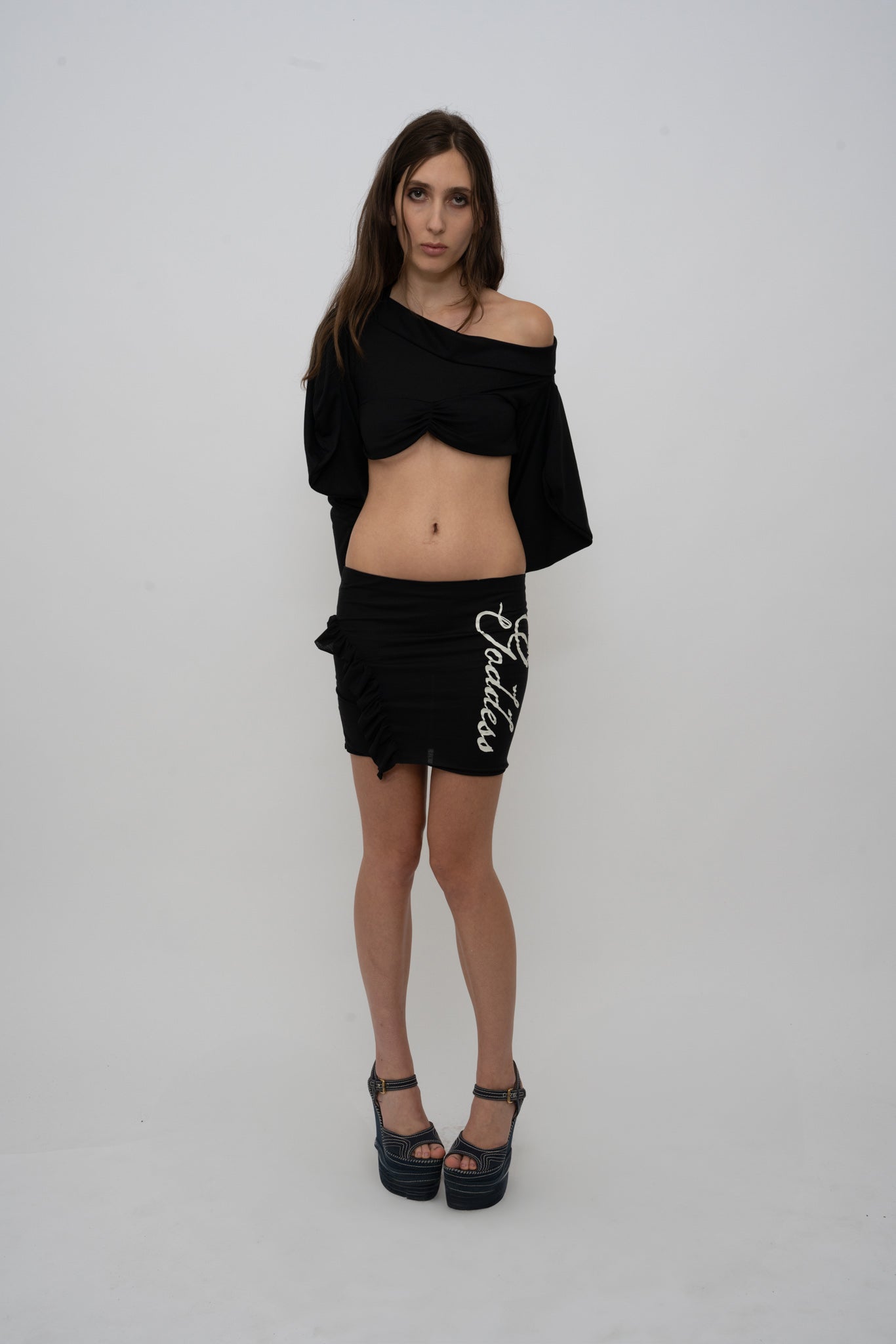 Harlow Crop top - black