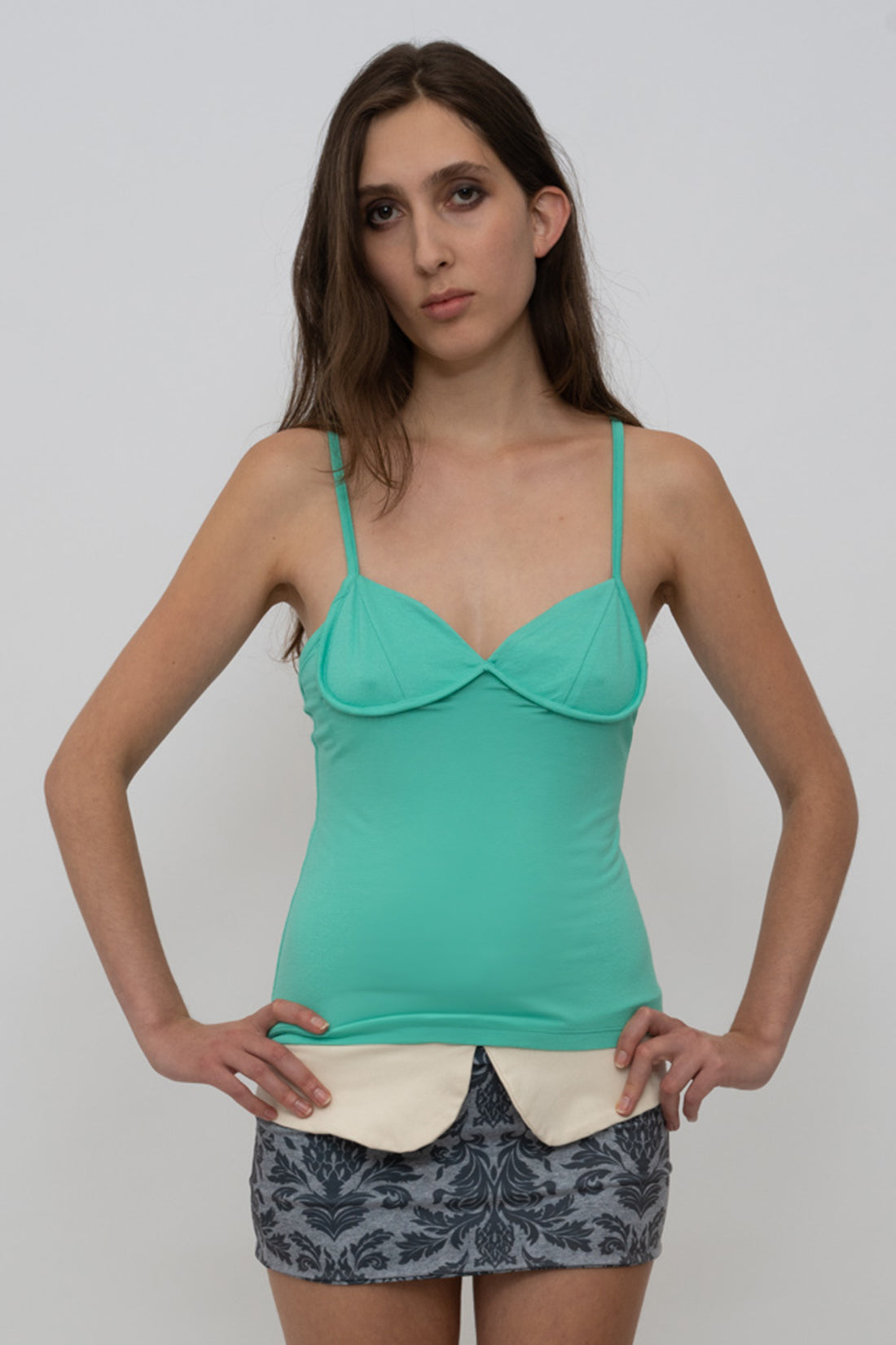 Princess Halter top - turquoise