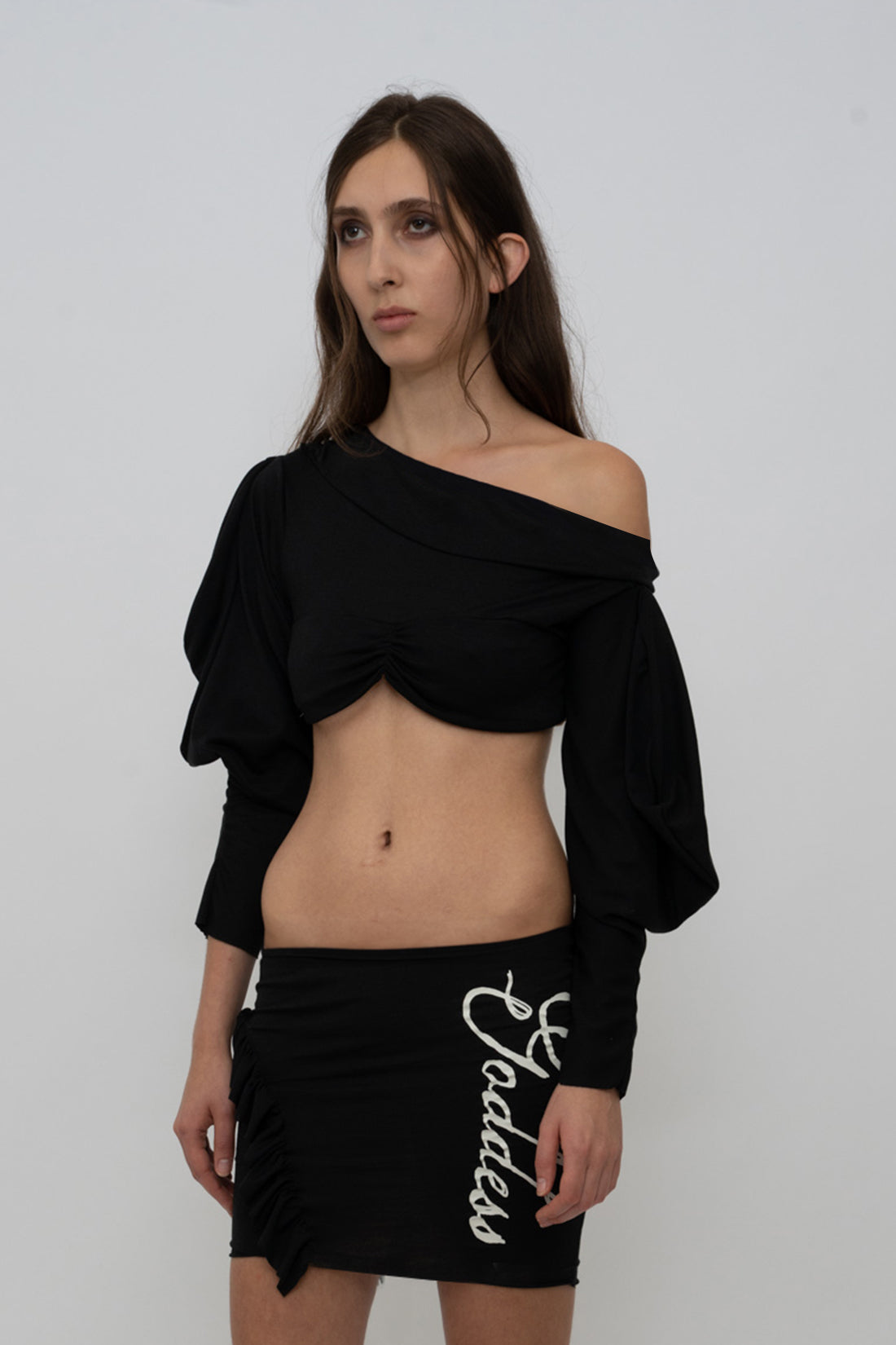 Harlow Crop top - black