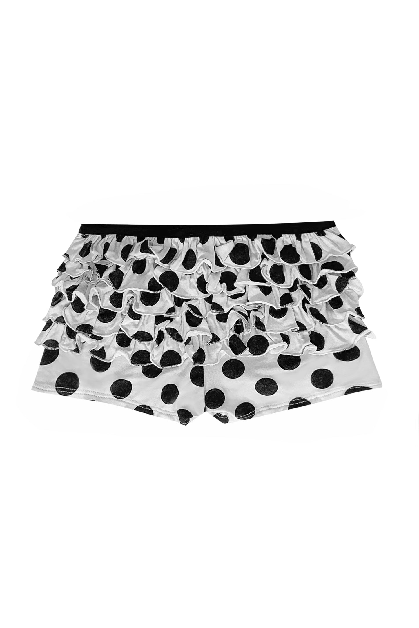 peaches shorts - polka dots