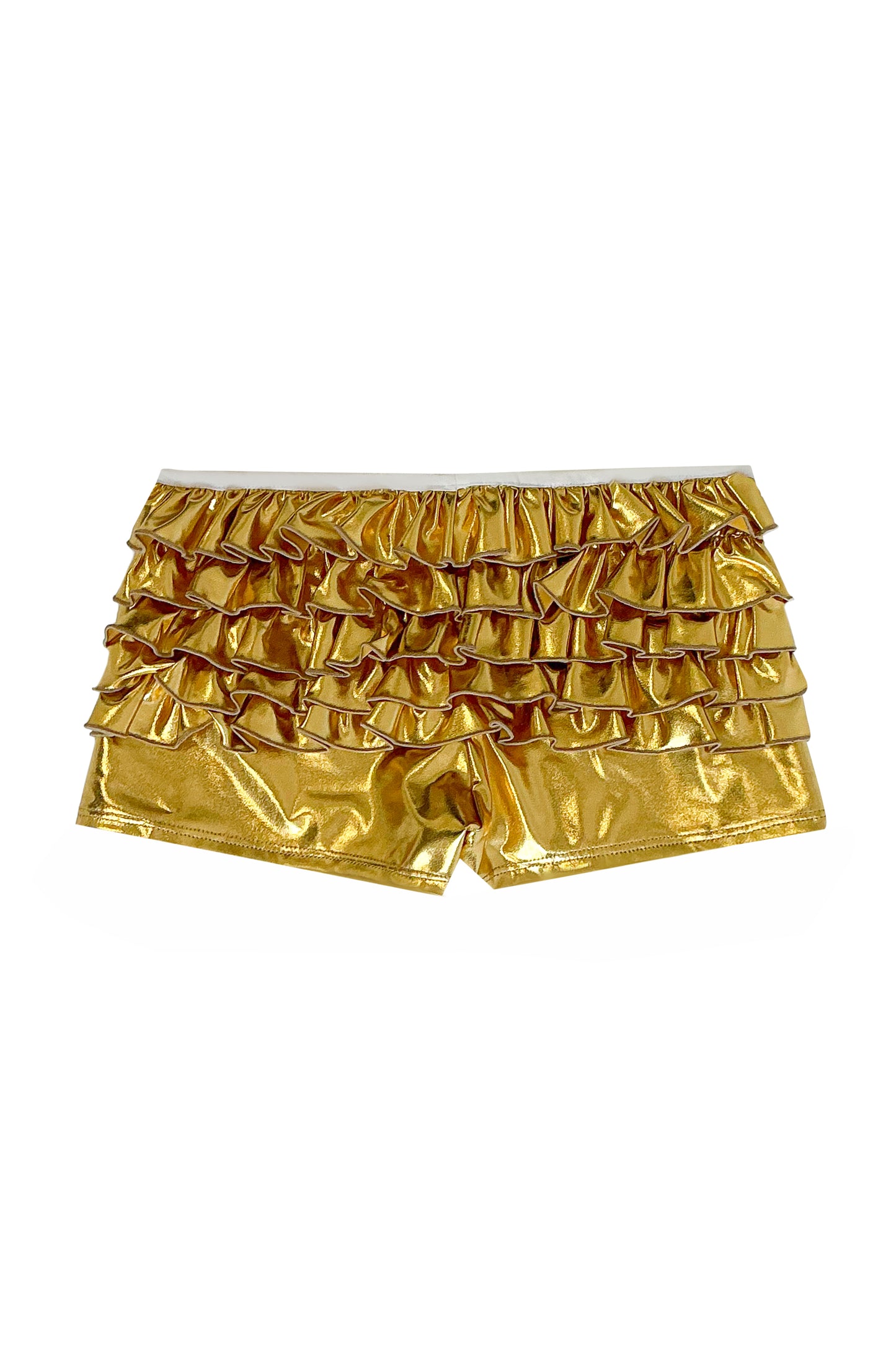 peaches shorts - gold