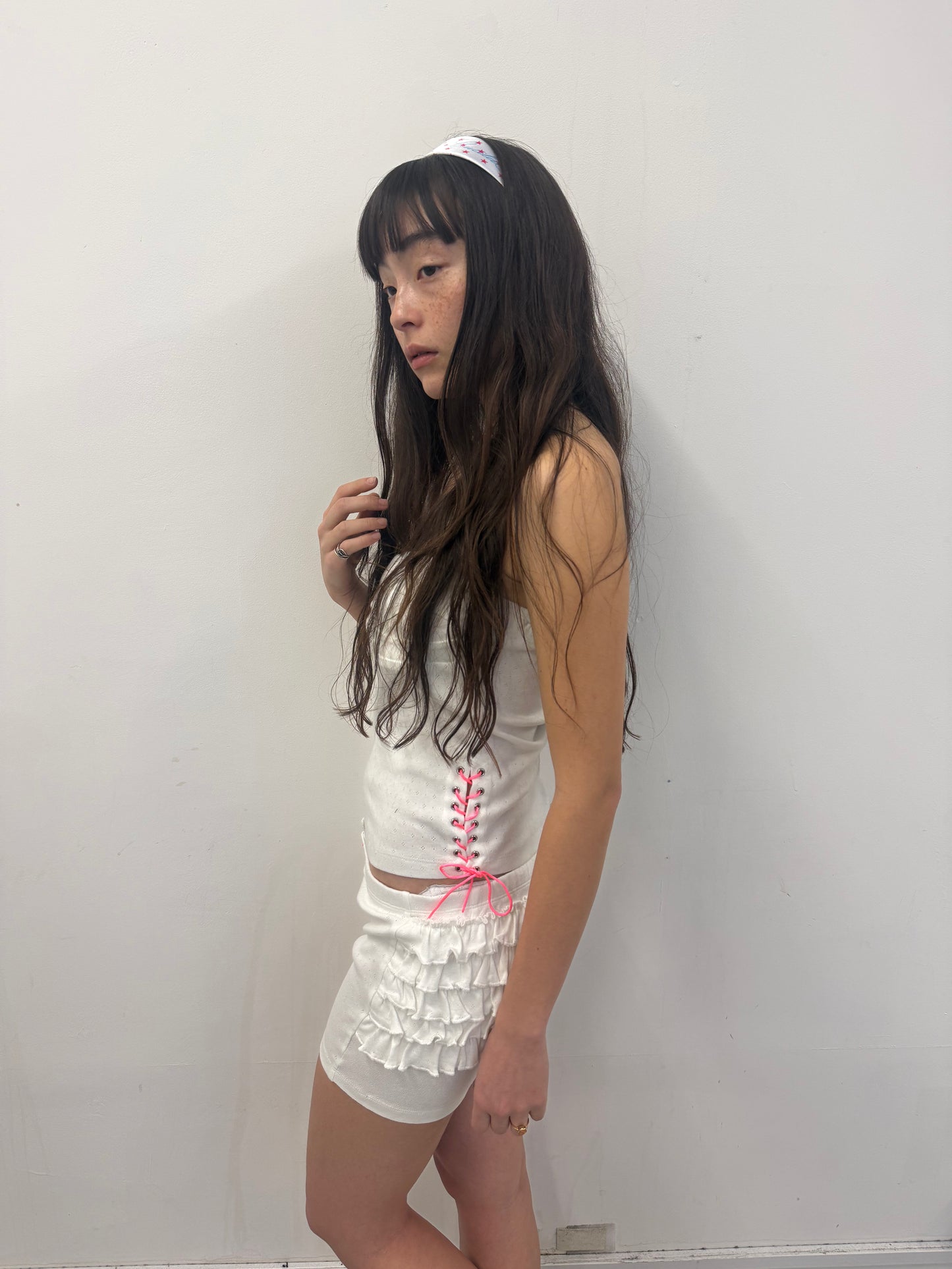 Marie Antoinette Shorts - White