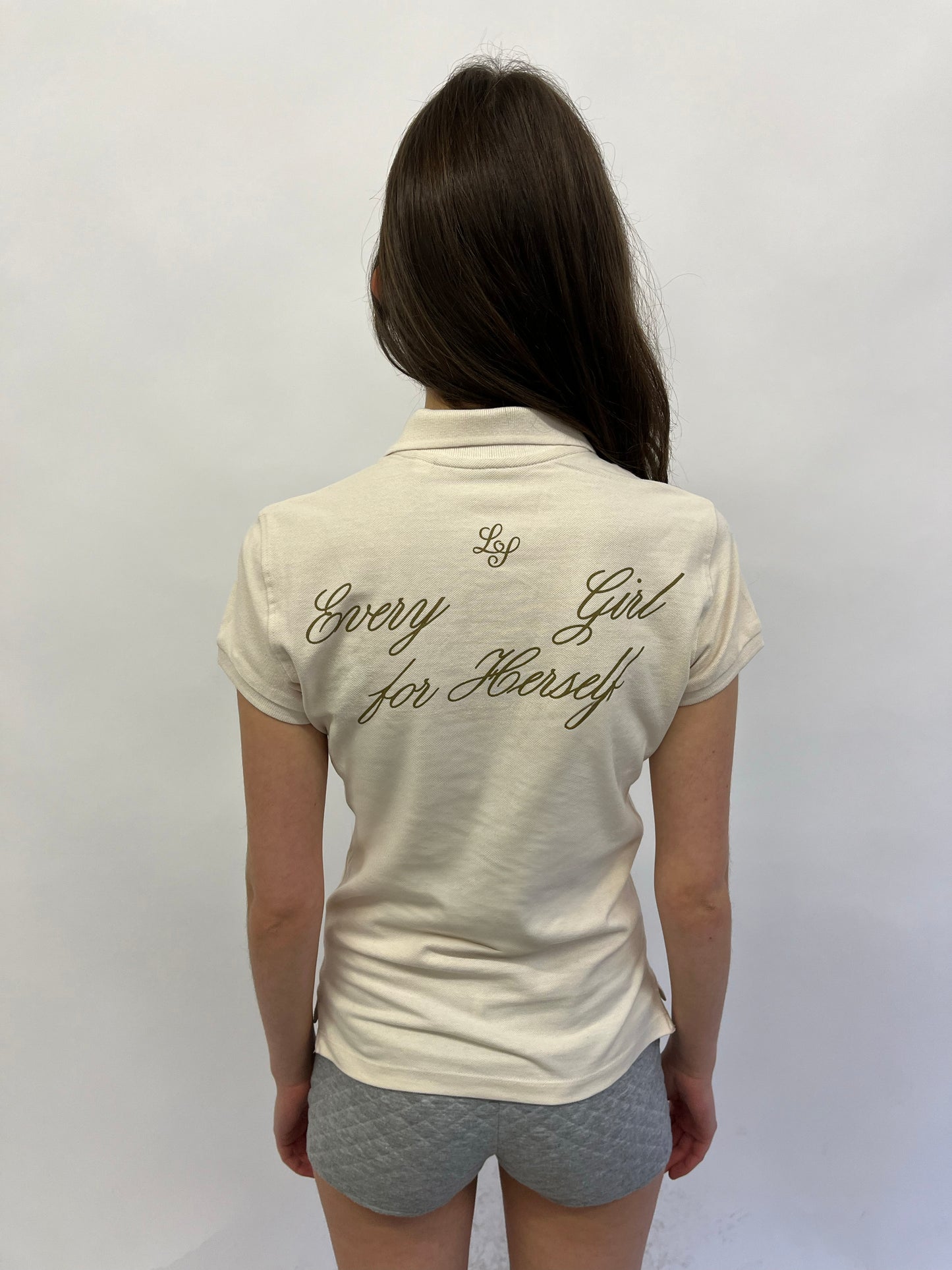 Every girl polo top - ivory