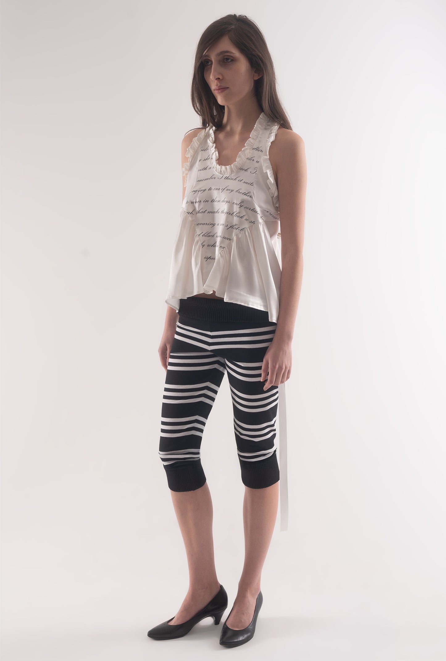 Hunter leggings - black stripes