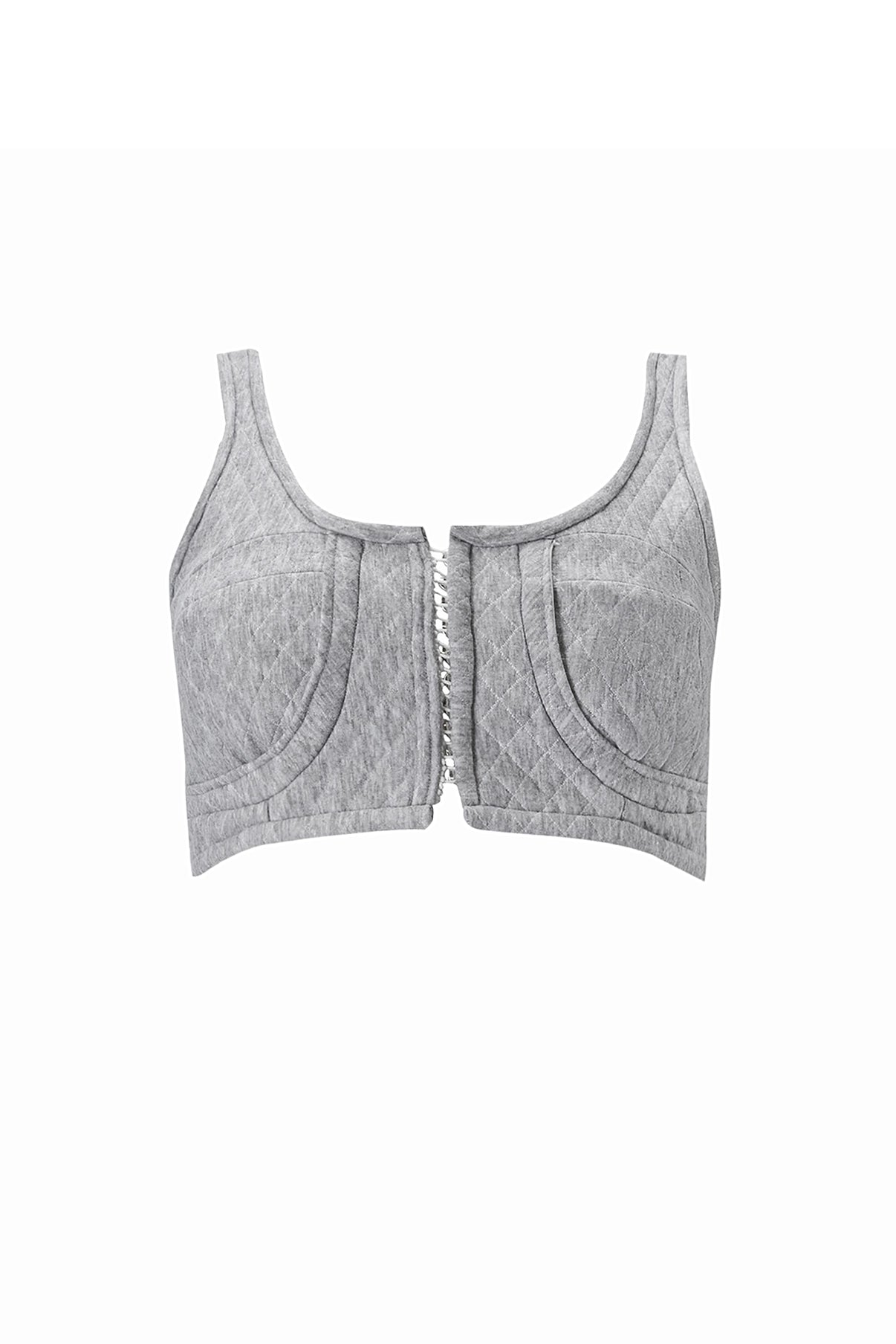 Dakota corset top - grey