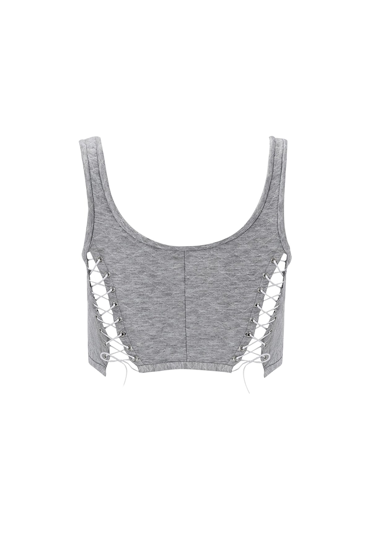 Dakota corset top - grey