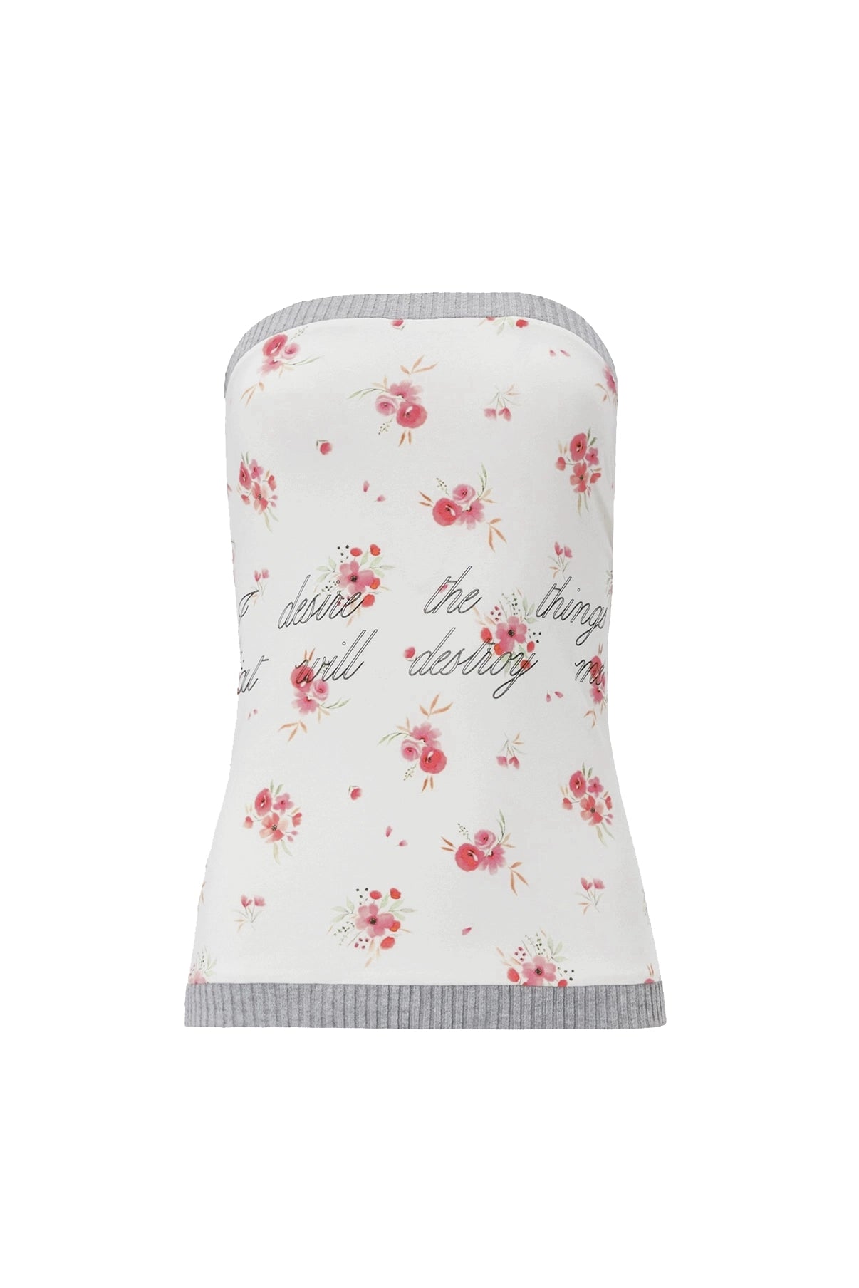 I Desire bandeau top - floral