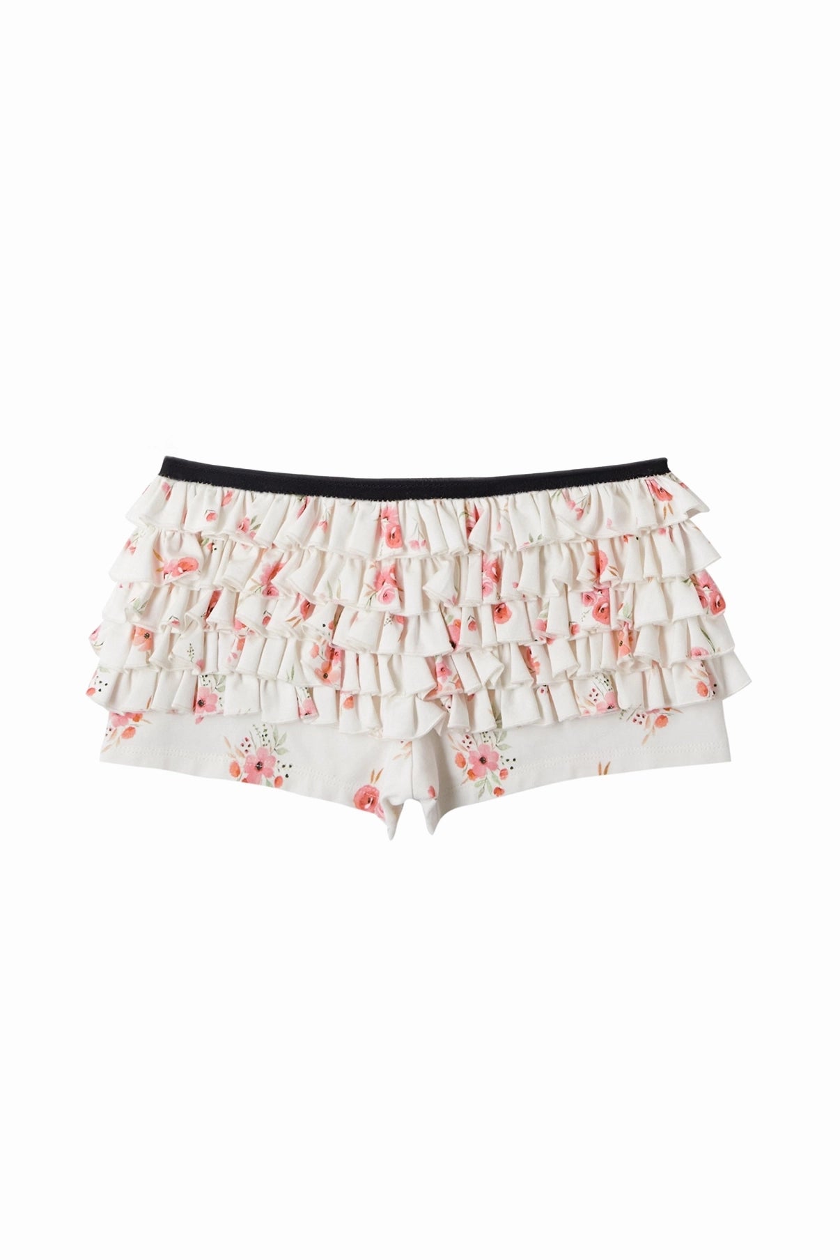 peaches shorts - floral