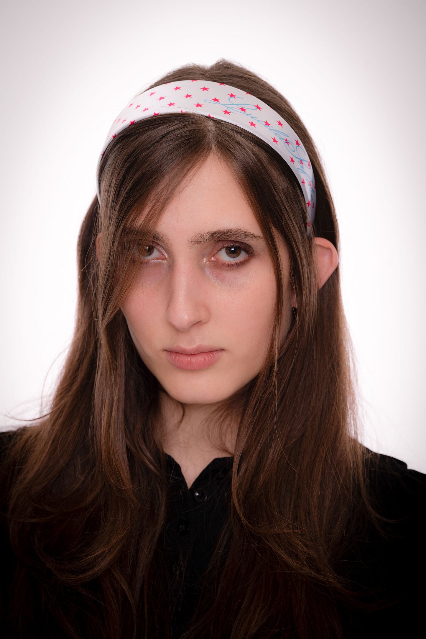 daisy randone headband - pink stars
