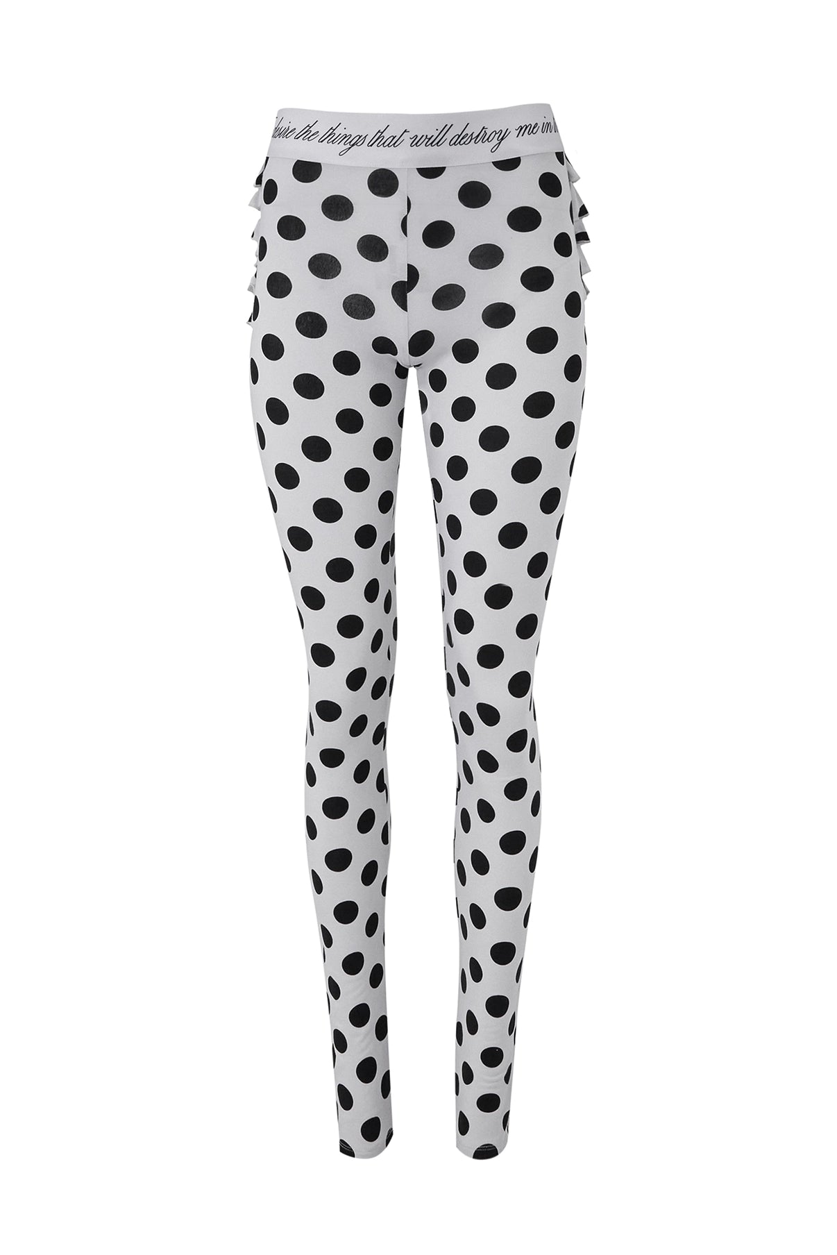 peaches leggings - polka dots
