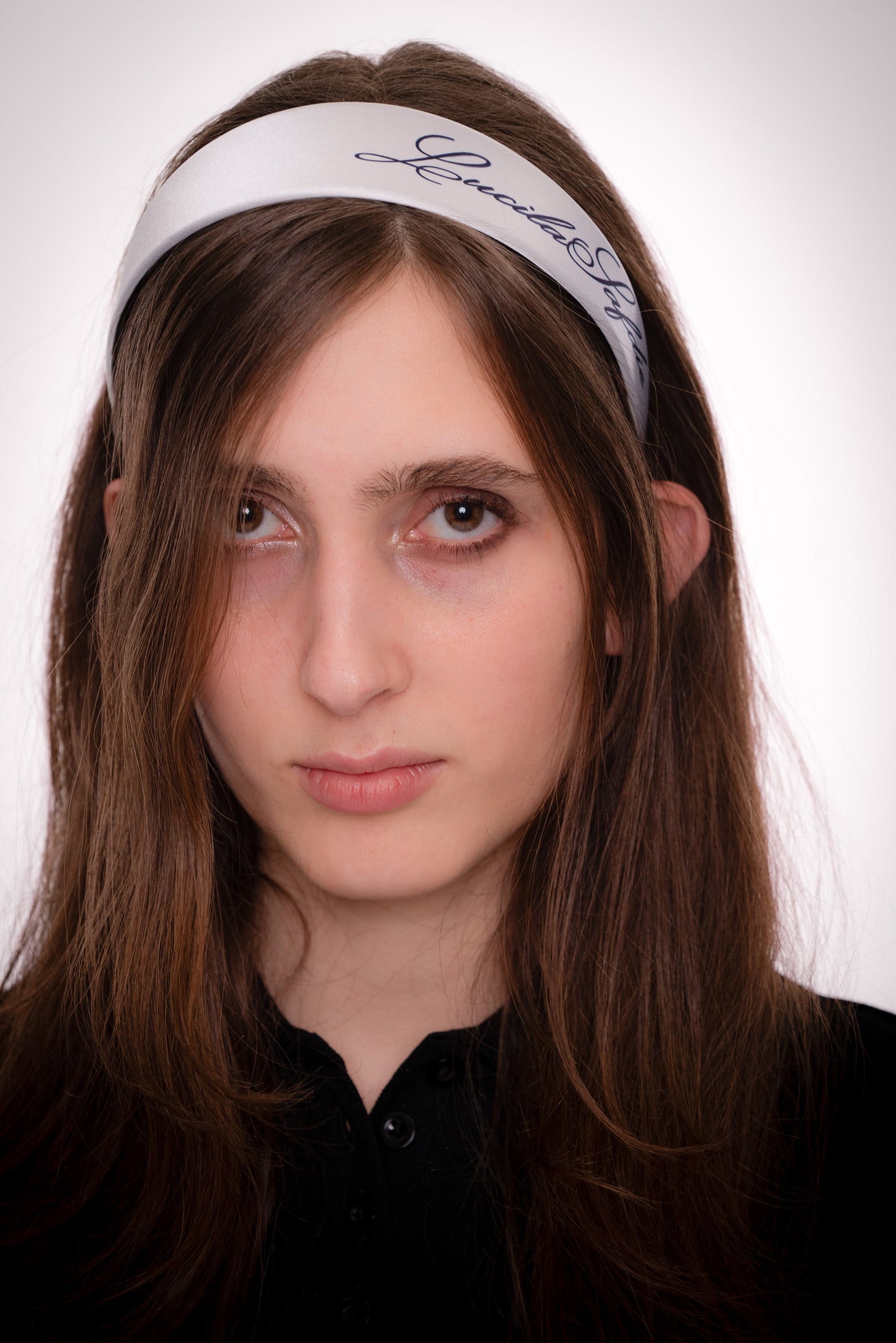 Daisy Randone headband - white