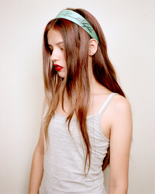 Daisy Randone headband - mint green