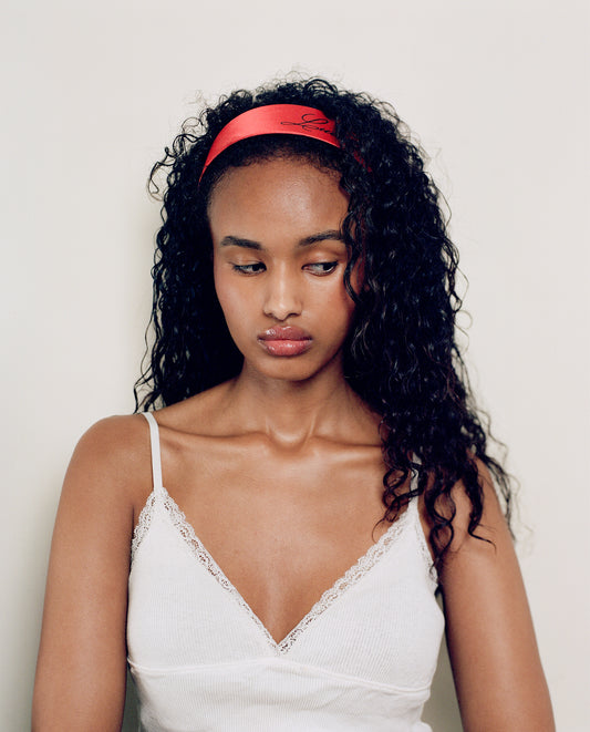 Daisy Randone headband - Red