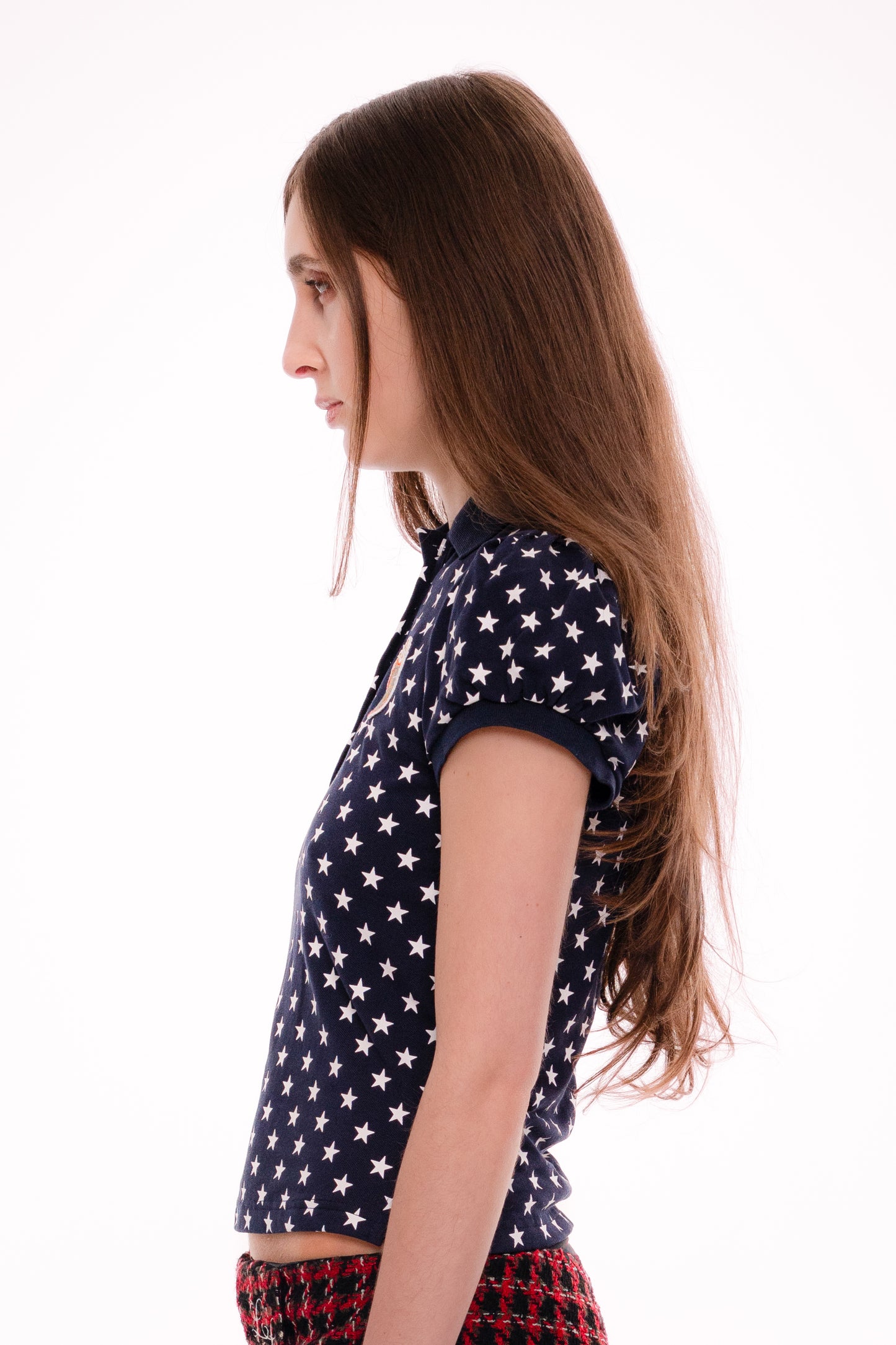 Every girl polo - navy stars