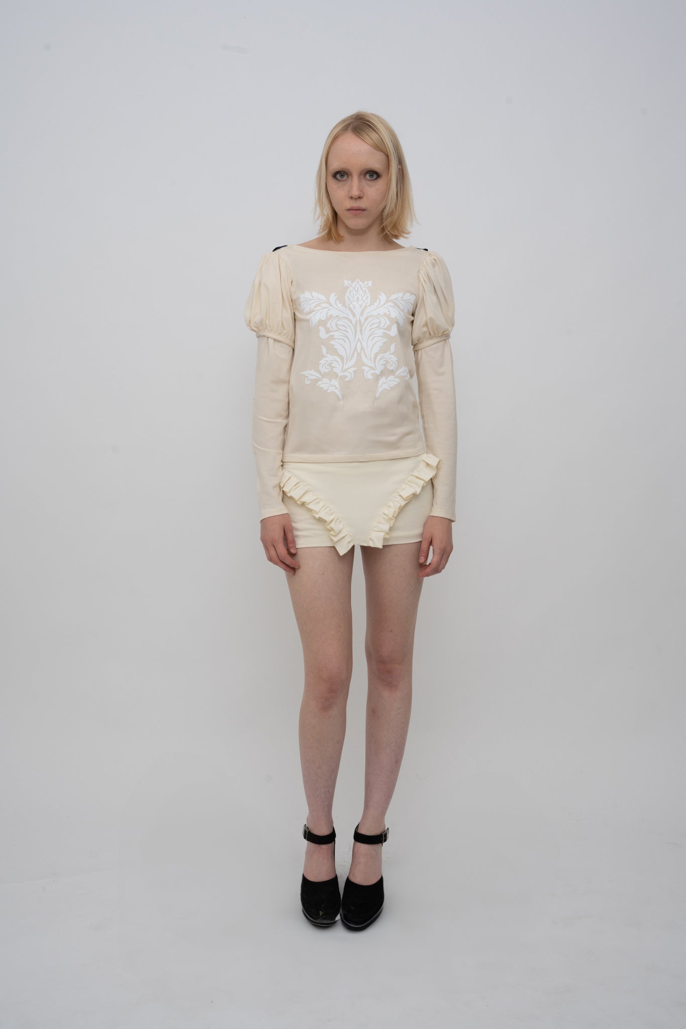 Sashy Top - ivory