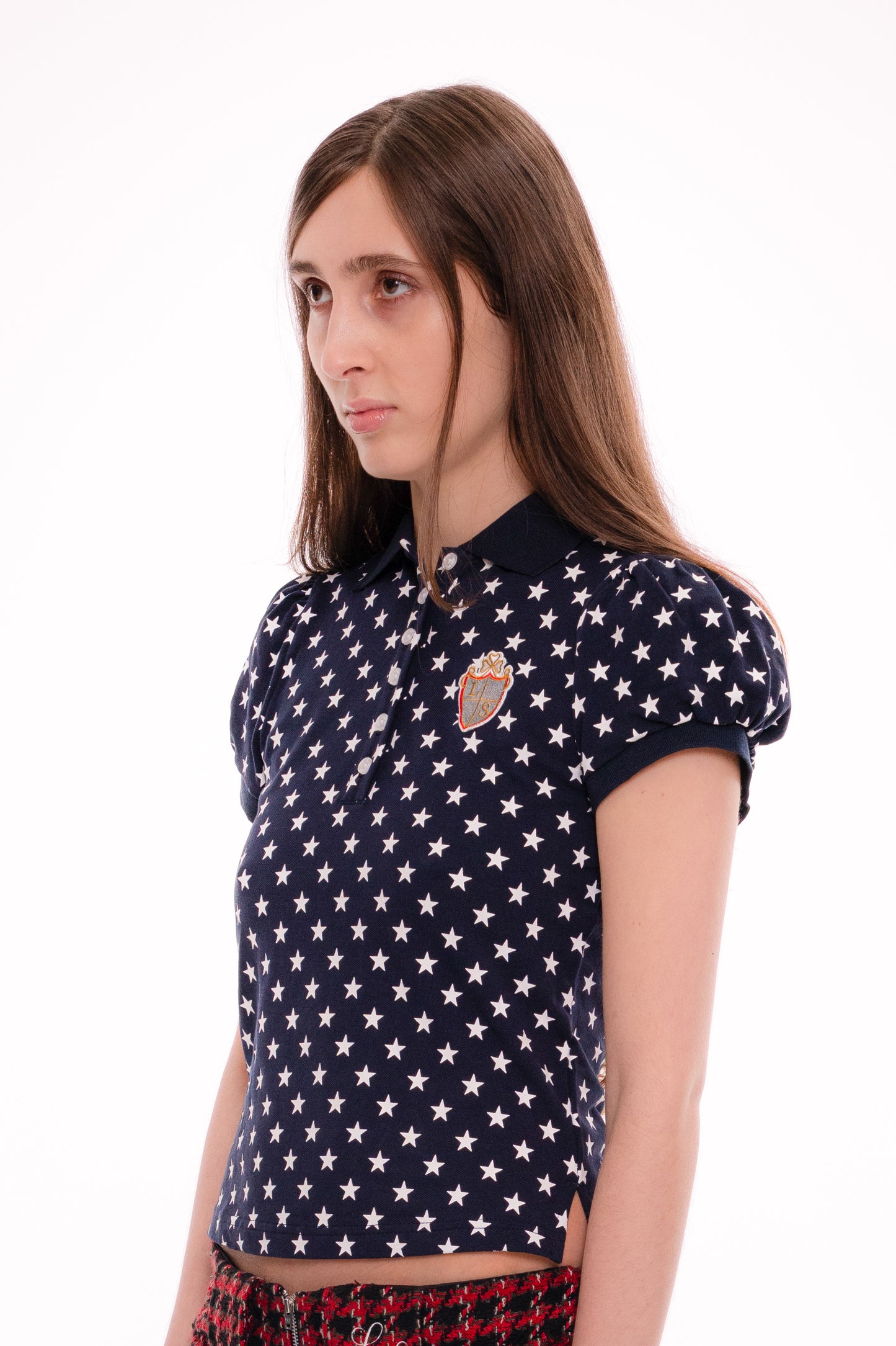 Every girl polo - navy stars