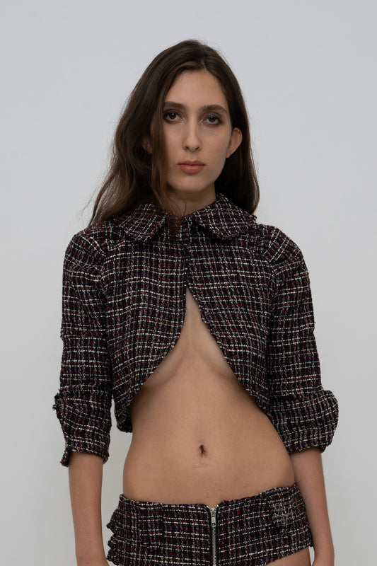 Sour Jacket - purple tweed