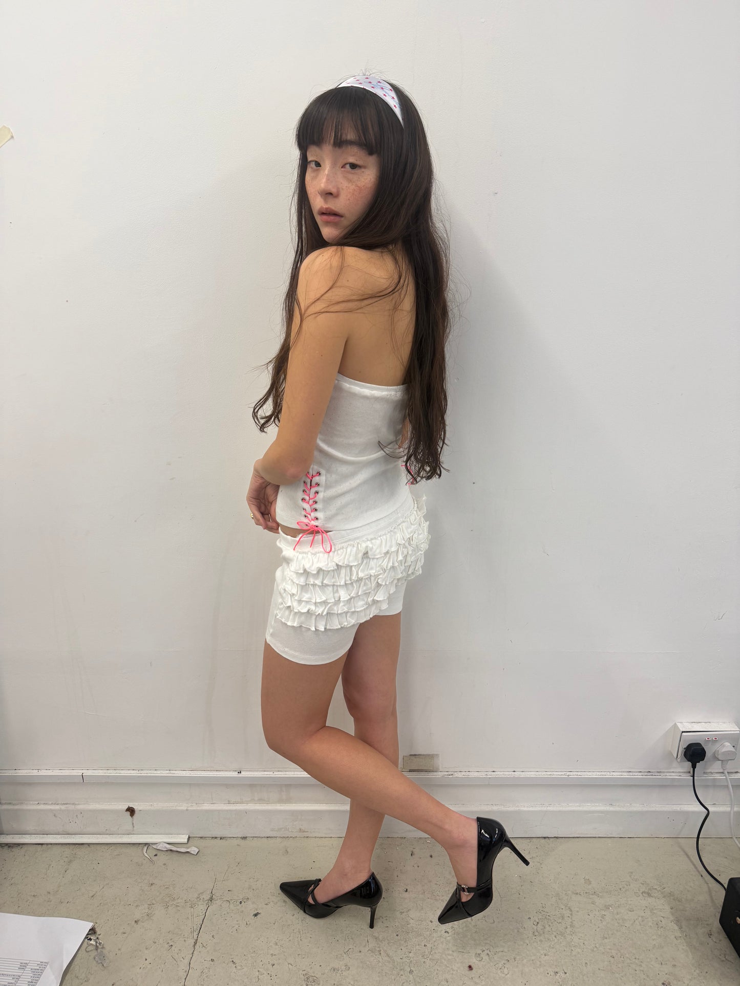 Marie Antoinette Shorts - White