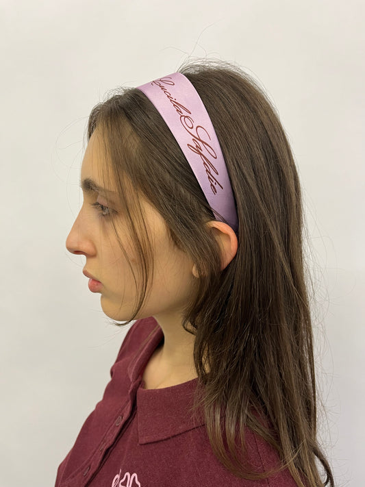 Daisy Randone headband - Baby Pink