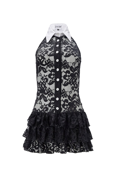 formal dress with lace sleeves Long Sleeve Lace Silver Tea Length Mother of the Bride Dress US2 / Silver