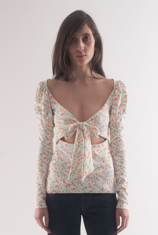 Bye Bye Baby top - floral