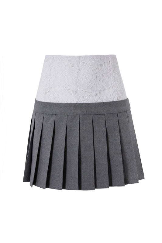 milk skirt - grey