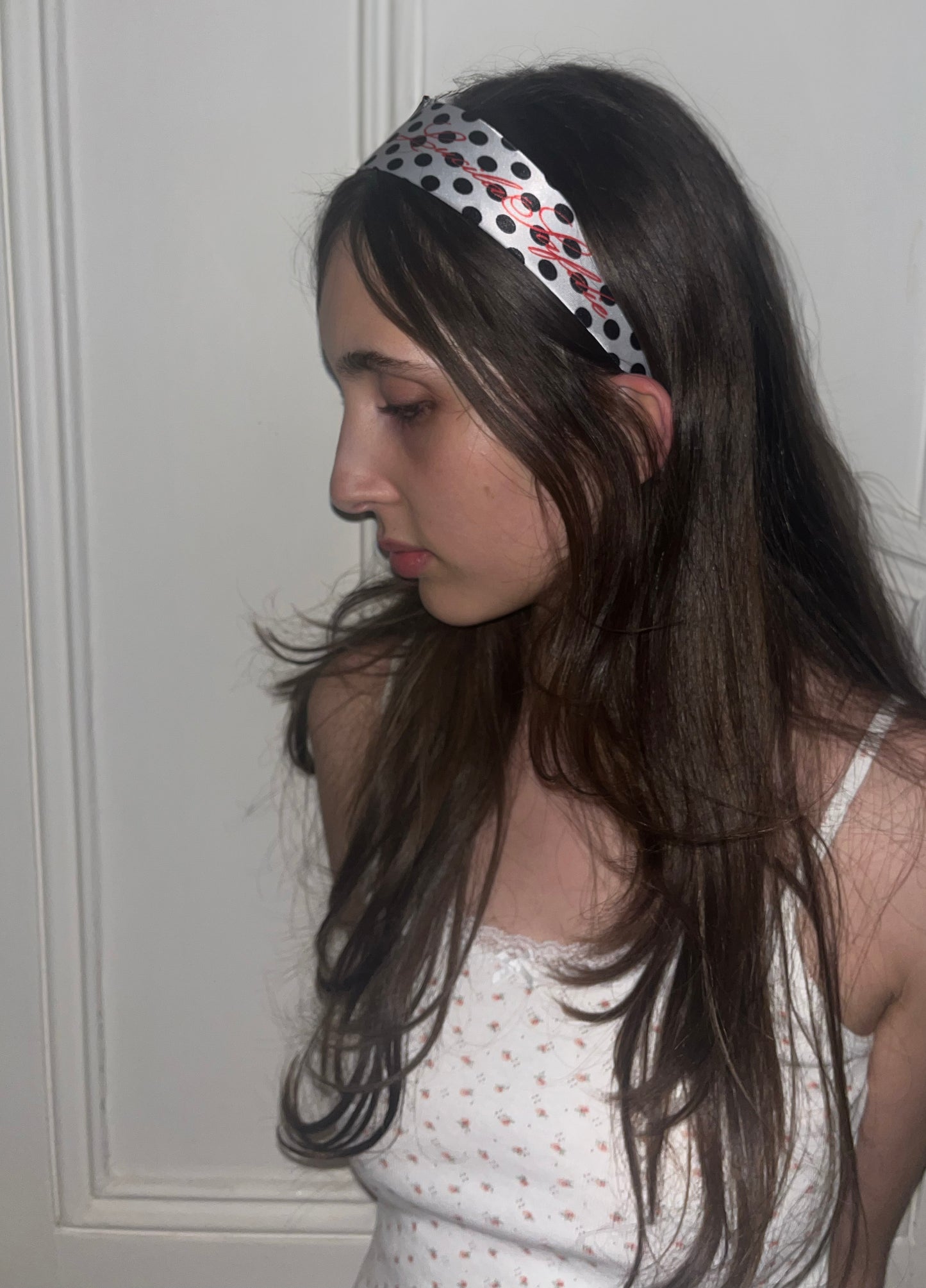 Daisy Randone headband - Polka dot