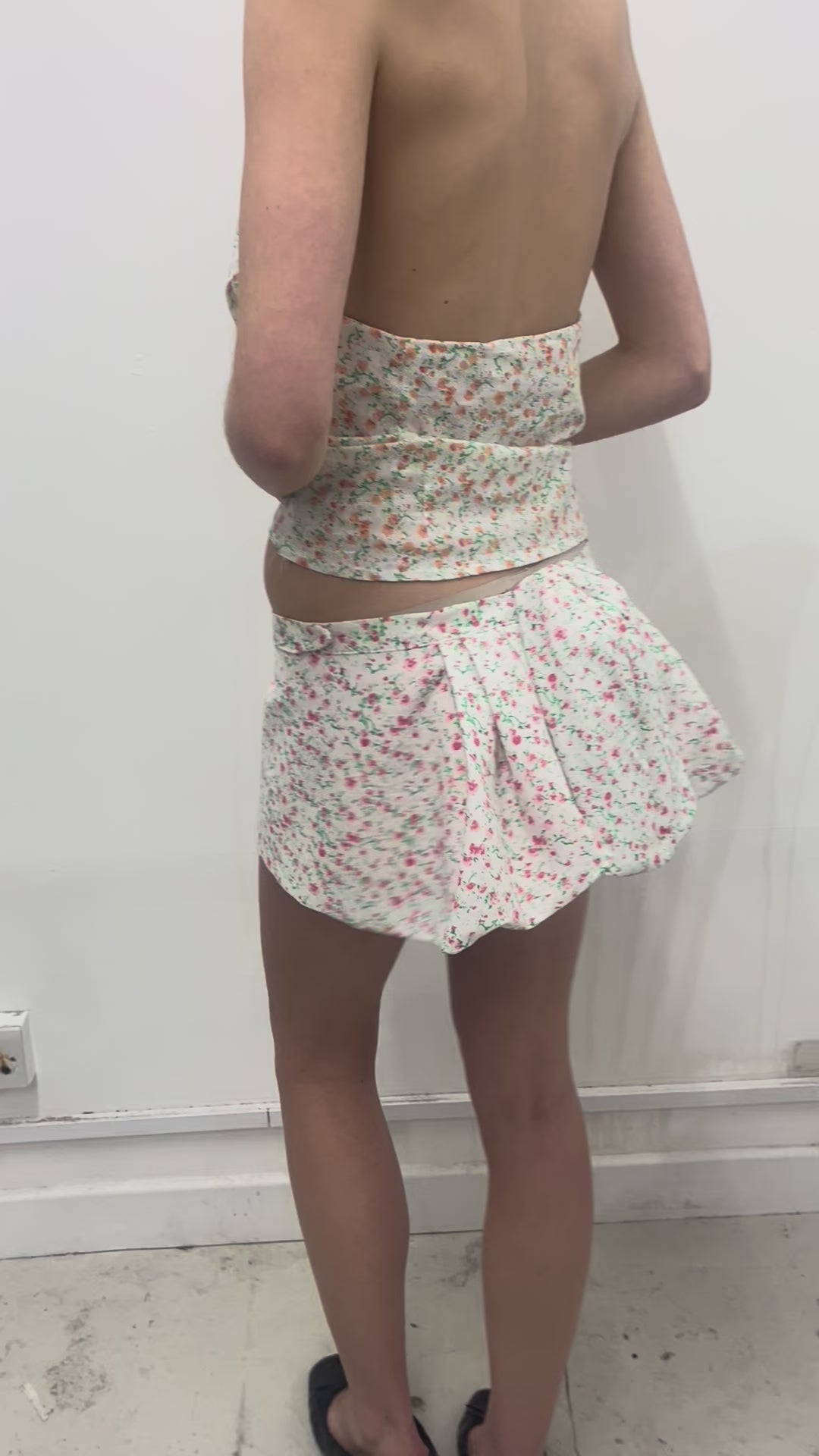 Fig skirt - floral – lucila safdie