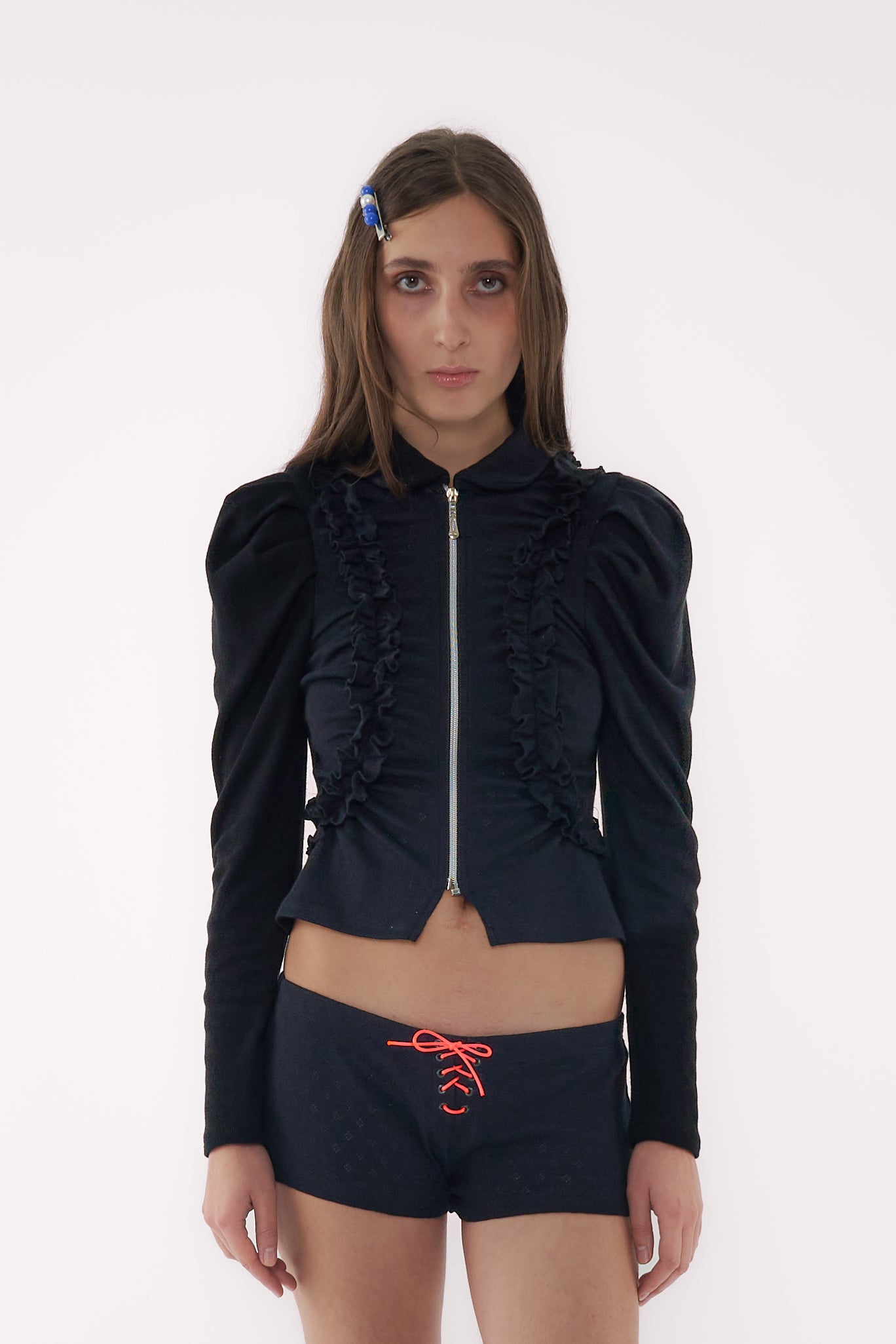 August Zip Up - Black