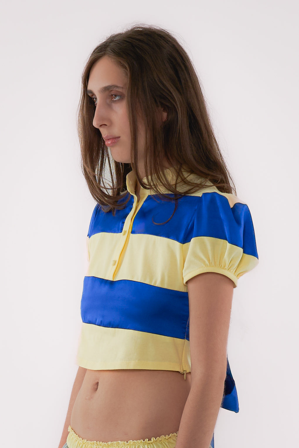 Margaret Polo Top - Yellow