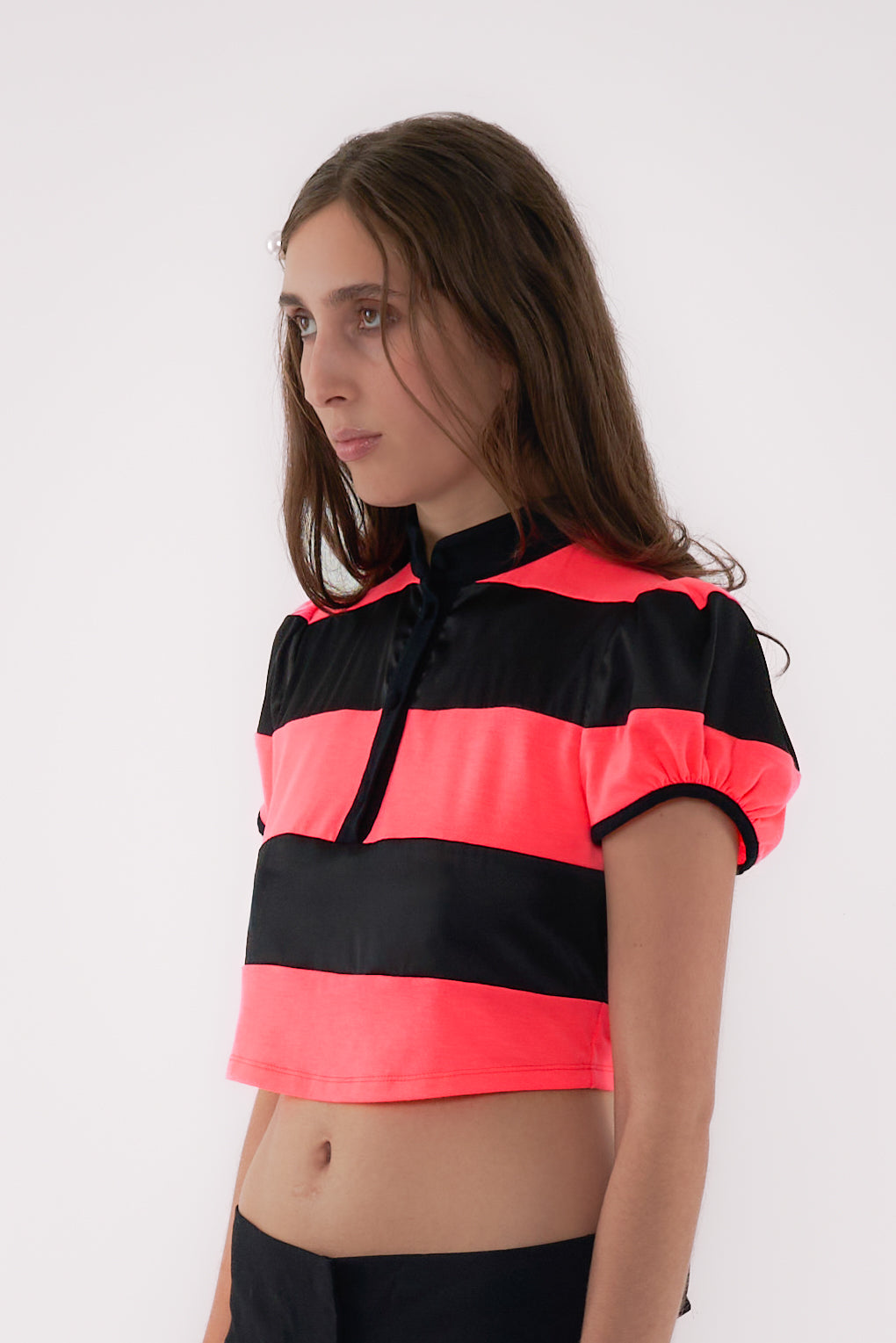 Margaret Polo Top - Flo Pink