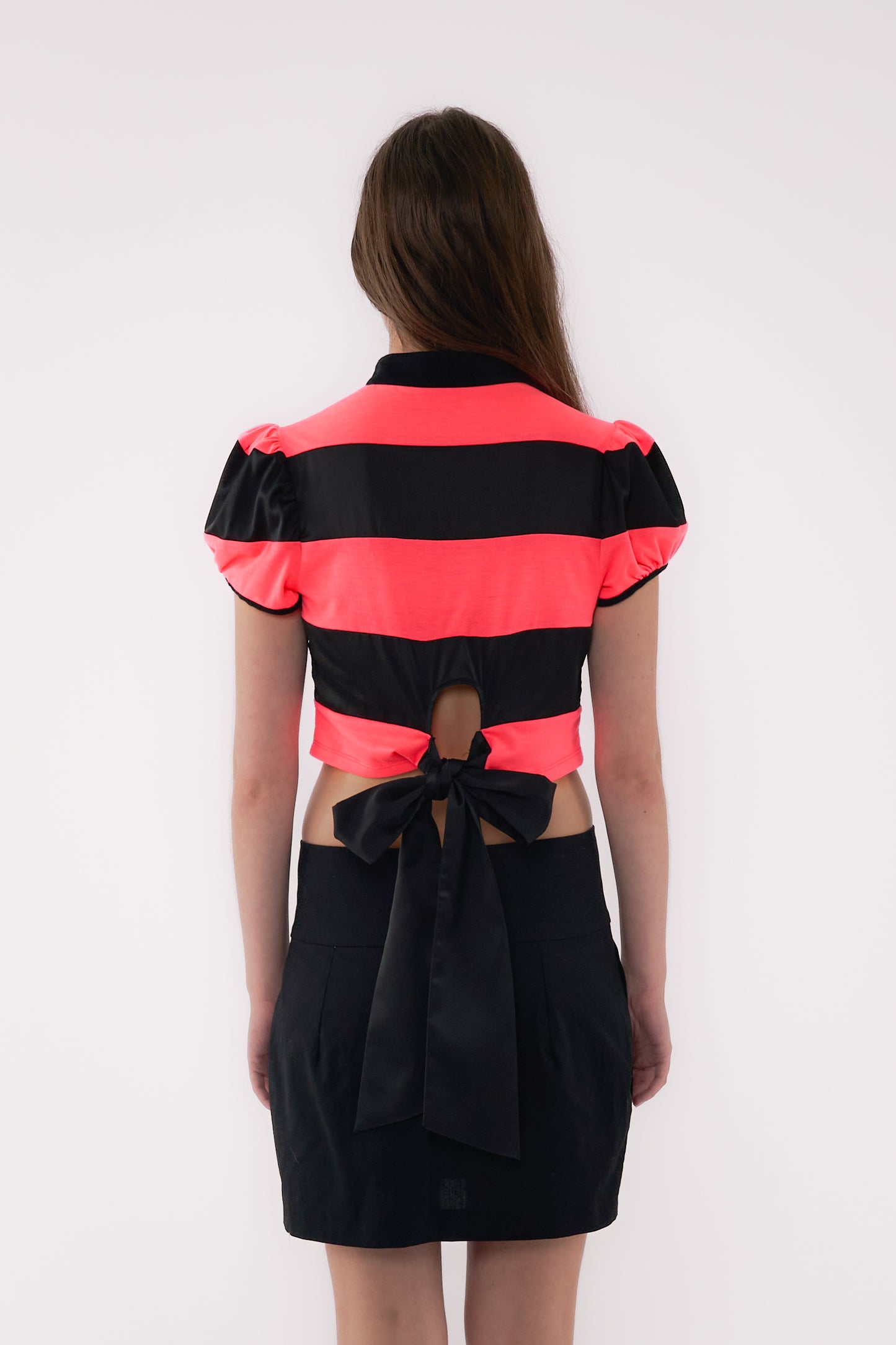 Margaret Polo Top - Flo Pink